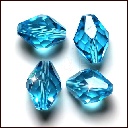 Imitation Austrian Crystal Beads SWAR-F054-11x8mm-10-1
