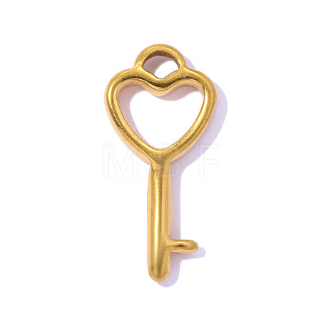 304 Stainless Steel Pendants STAS-OY019-02G-1