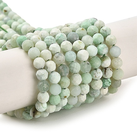 Natural Green Opal Beads Strands G-Z035-A02-03C-1