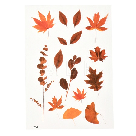 Waterproof Plastic Self Adhesive Stickers DIY-F064-13B-1