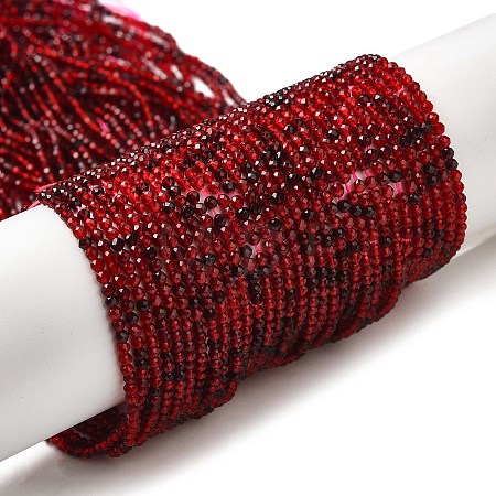 Transparent Glass Beads Strands GLAA-H027-01C-1