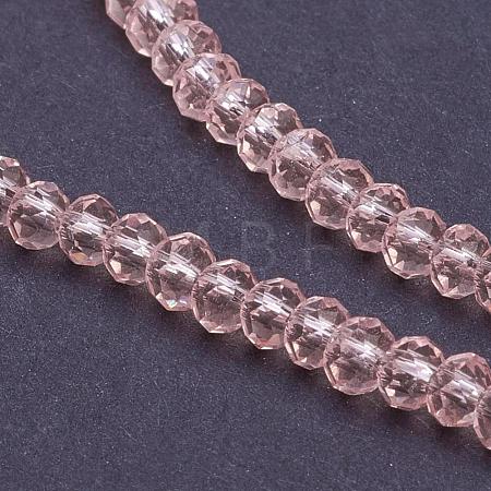 Transparent Glass Beads Strands GLAA-R135-2mm-12-1