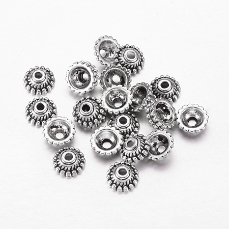 Tibetan Style Alloy Caps LF1235Y-1