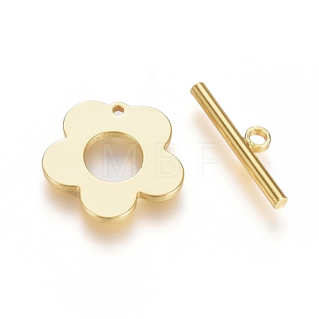 Brass Toggle Clasps X-KK-G389-27G-1