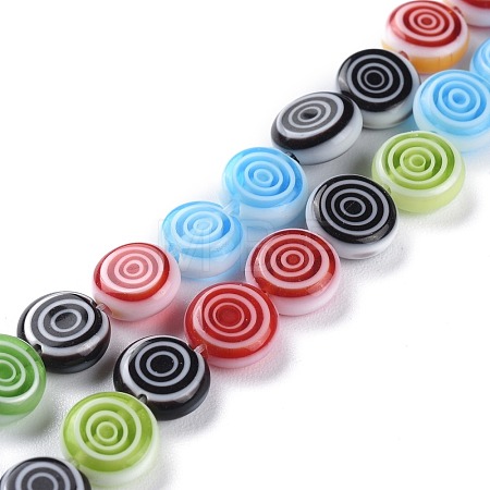 Handmade Lampwork Beads Strands X-LAMP-M003-11A-1