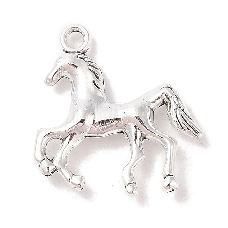Tibetan Style Alloy Horse Pendants TIBEP-Q043-252-RS-1