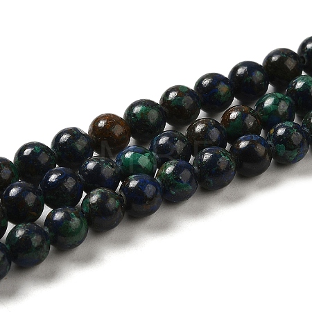 Natural Azurite Beads Strands G-H298-A01-02-1
