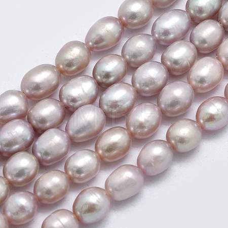 Natural Cultured Freshwater Pearl Beads Strands PEAR-F007-71B-1
