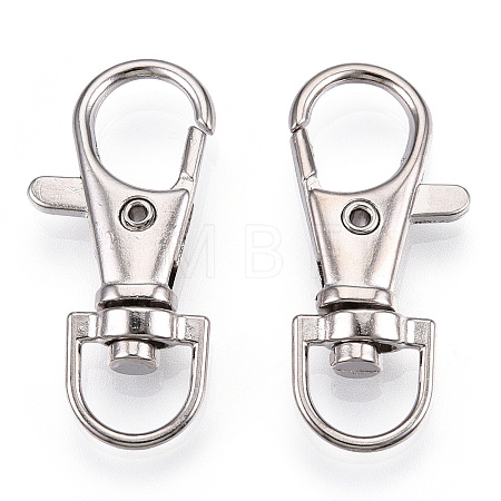 Alloy Swivel Lobster Claw Clasps FIND-T069-01C-P-1