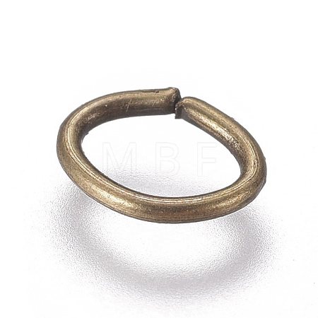 Iron Open Jump Rings IFIN-WH0051-74C-AB-1