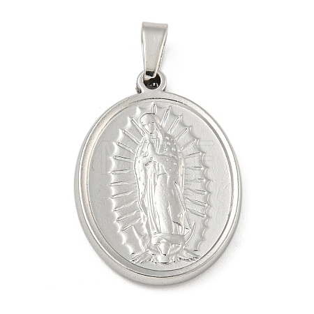 Non-Tarnish 304 Stainless Steel Pendants STAS-B071-02F-11P-1