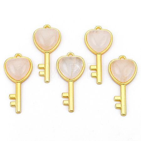 Natural Quartz Crystal Pendants G-N326-158-19-1