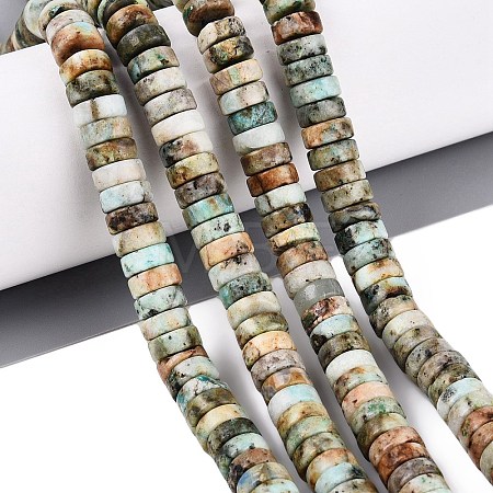 Natural Chrysocolla and Lapis Lazuli Beads Strands G-N367-03A-09-1