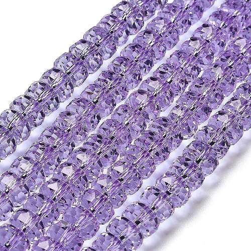 Transparent Glass Beads Strands EGLA-K071-05A-1