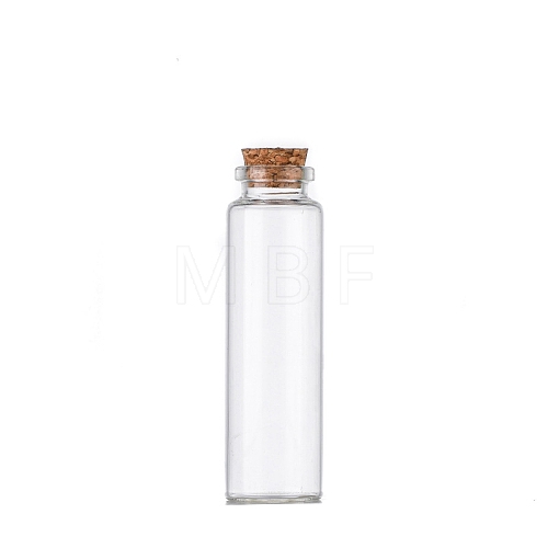 Glass Empty Wishing Bottle PW-WG17389-08-1