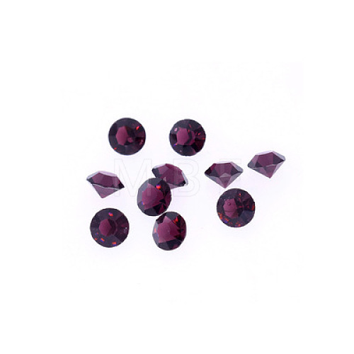 Glass Rhinestone Cabochons GLAA-TAC0005-4mm-02-1