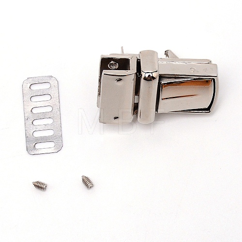 Zinc Alloy Bag Twist Lock Clasps FIND-TAC0006-33A-1