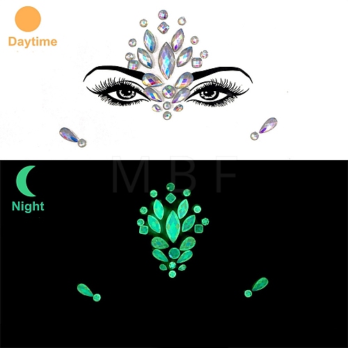 Luminous Glow in the Dark Removable Temporary Water Proof Tattoos Paper Stickers PW-WGF5E01-05-1