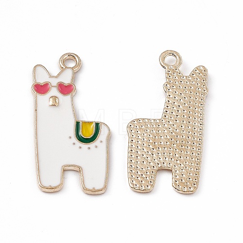 Alloy Enamel Pendants ENAM-C006-03KCG-03-1