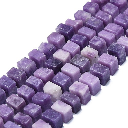 Natural Lilac Jade Beads Strands G-K245-F01-05-1