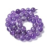 Natural Amethyst Beads Strands G-R446-10mm-21-A-3