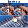 12Pcs 3 Colors Brass Cufflinks KK-GL0001-05-4