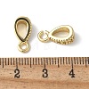 Brass Micro Pave Cubic Zirconia Pendants KK-D324-43G-2