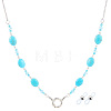 Acrylic Oval Beads Eyeglass Chains AJEW-CN0006-71A-1
