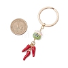 Porcelain & Alloy Enamel Keychain KEYC-JKC01156-5