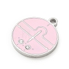 Twelve Constellations 304 Stainless Steel Enamel Pendants SA-CBAAE04-01P-07-2