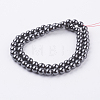 Magnetic Synthetic Hematite Beads Strand G-K228-A-2