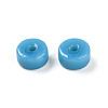 Opaque Solid Color Glass Beads GLAA-N007-6x3mm-A03-2