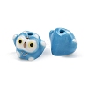 Cute Hand Painted Mini Owl Porcelain Beads LS-PORC-F014-01E-2