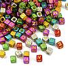 Opaque Acrylic Beads OACR-H052-02D-1