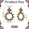 26Pcs Tibetan Style Alloy Pendants TIBEP-UN0001-28AB-4