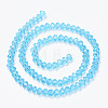 Glass Beads Strands EGLA-A034-T2mm-D08-2