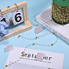 Plastic Imitation Pearl Beaded Chains KY-WH0051-25B-5