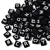Opaque Acrylic Enamel Beads SACR-Q001-18B-1