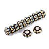 Handmade Lampwork & Brass Core European Beads LAMP-N044-13S-01-2