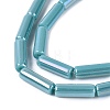 Electroplate Opaque Glass Beads Strands X-EGLA-Q132-02A-B03-3