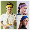 8Pcs 4 Colors Milk Silk Cloth Hair Bands OHAR-TAD0001-01B-5