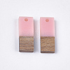 Resin & Walnut Wood Pendants RESI-S358-79A-2