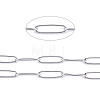 304 Stainless Steel Paperclip Chains CHS-F010-01C-P-01-1