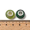 Faceted Resin European Beads RESI-C063-01F-3