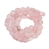 Natural Madagascar Rose Quartz Beads Strands G-Q060-E21-02-3