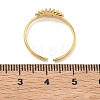304 Stainless Steel Open Cuff Rings for Women RJEW-K261-16G-3