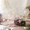 Rectangle Transparent Printed PVC Plastic Gift Tote Bags ABAG-TADJ0002-002A-6