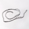 Electroplate Non-magnetic Synthetic Hematite Beads Strands G-F300-23A-F01-2