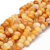 Natural Topaz Jade Gemstone Nuggets Bead Strands G-J337-30-1