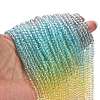 Transparent Painted Glass Beads Strands DGLA-A034-T4mm-A15-2